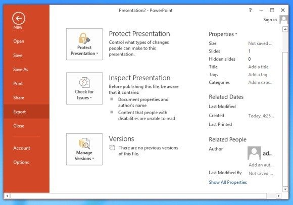 export power point presentation to video on powerpoint for mac